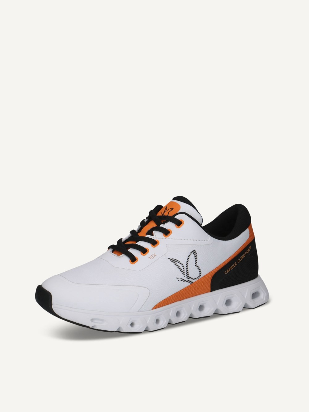 Caprice Sneaker - Weiß / Orange