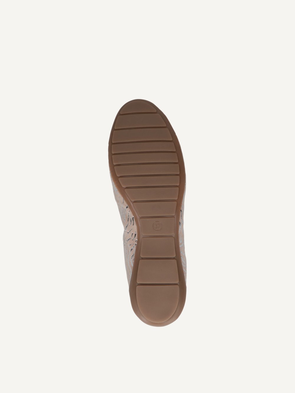 Caprice Ballerina - Beiger Kamm