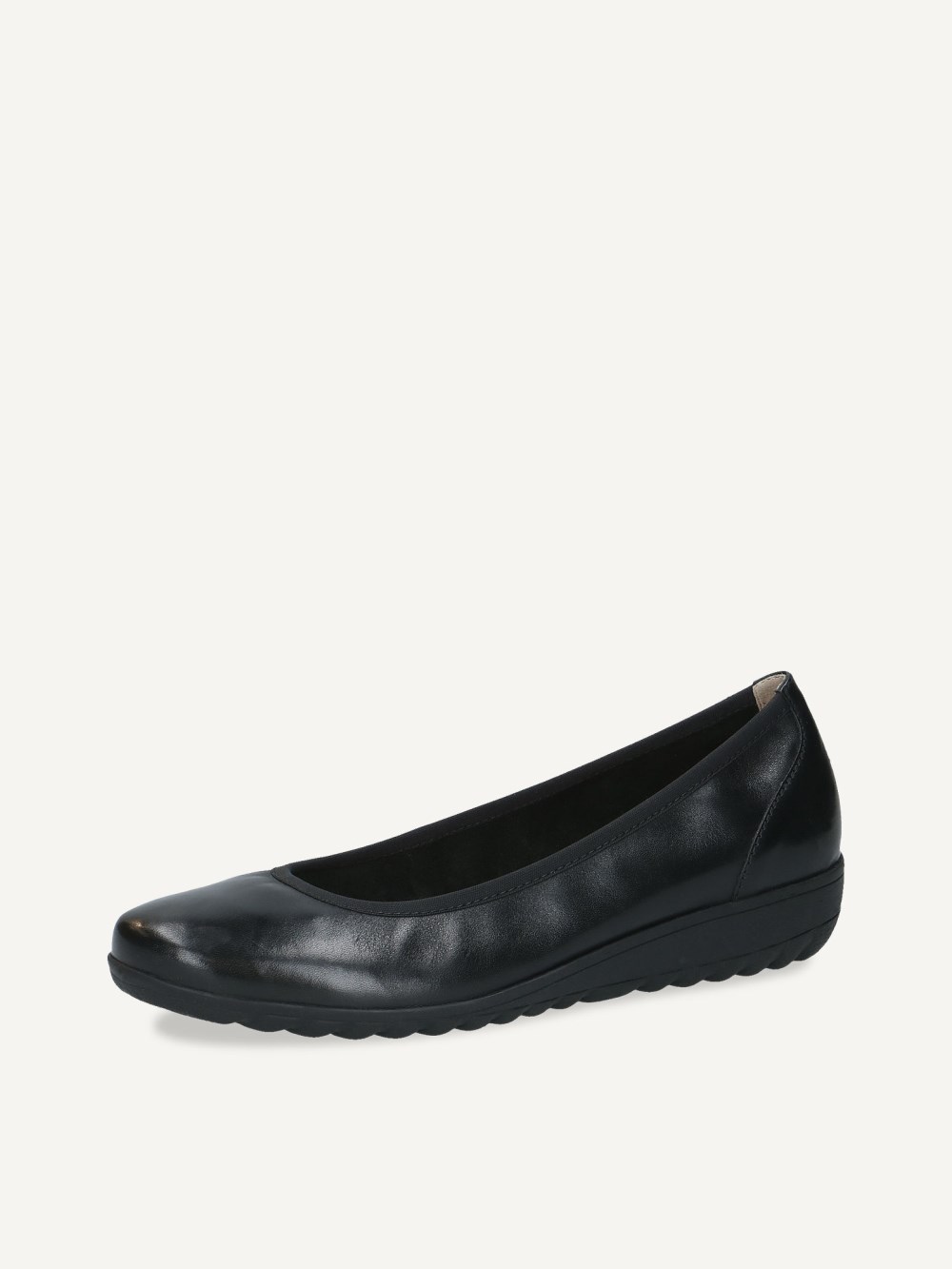 Caprice Ballerina - Schwarzes Nappa