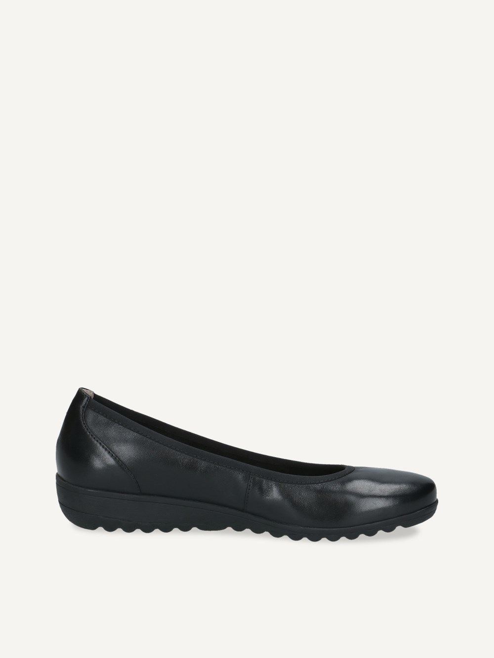 Caprice Ballerina - Schwarzes Nappa