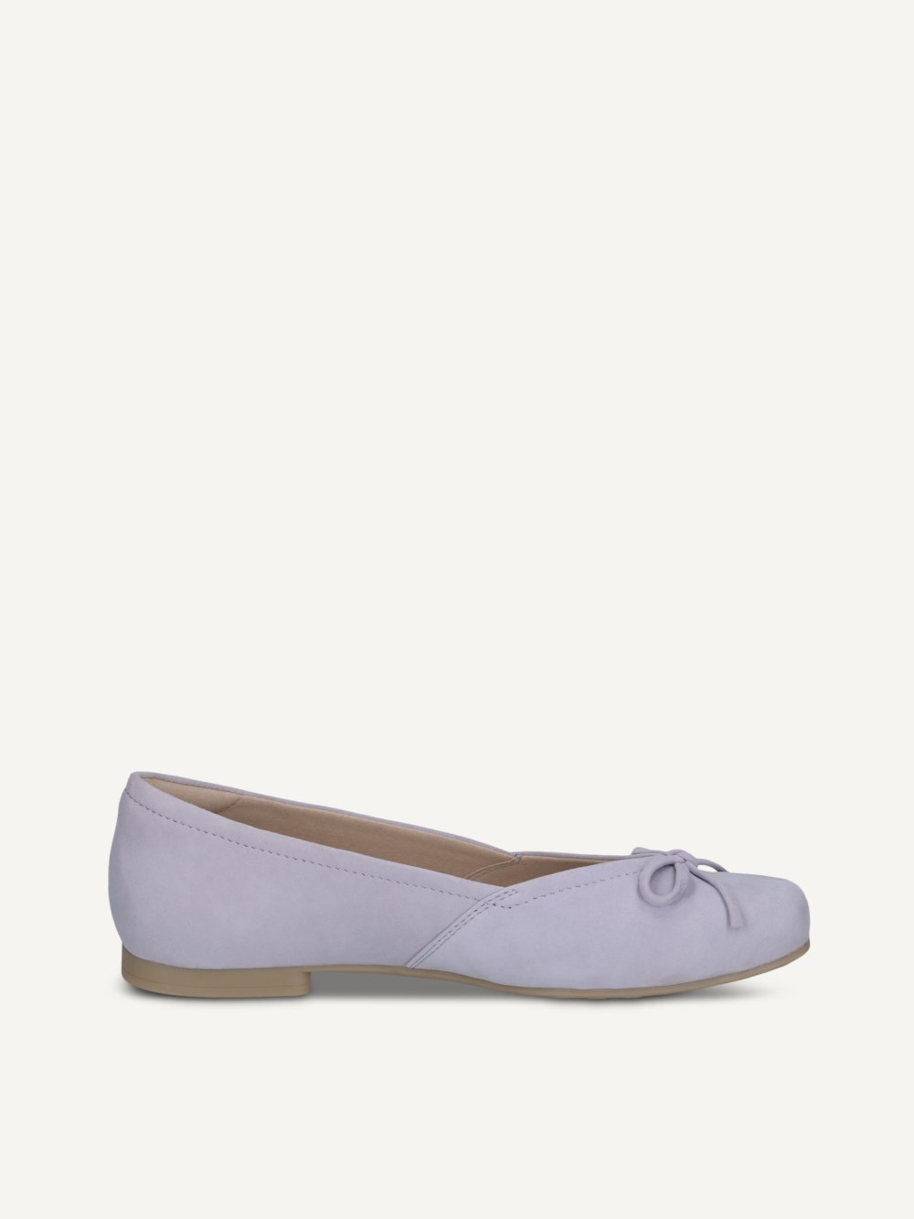 Caprice Ballerina - Lavendelfarbenes Wildleder
