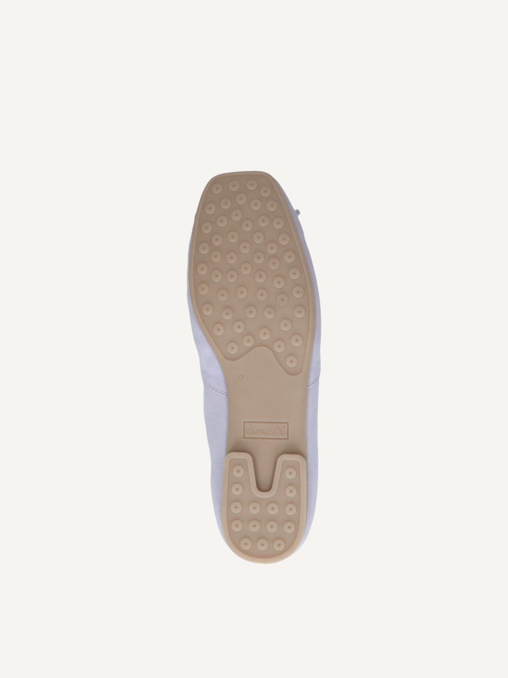 Caprice Ballerina - Lavendelfarbenes Wildleder