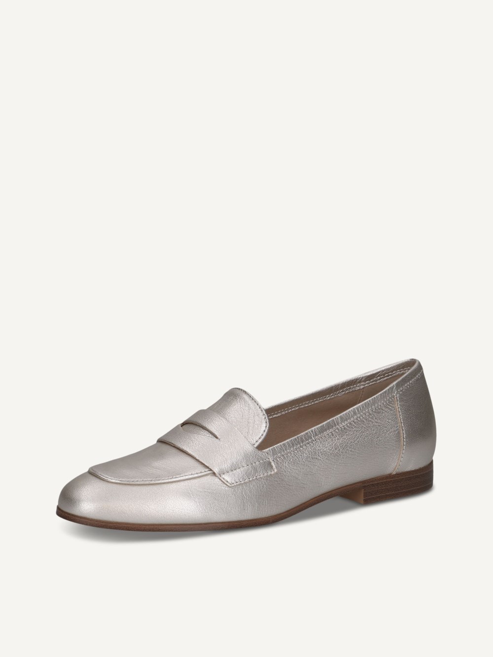 Caprice Slipper - Platinmetall.