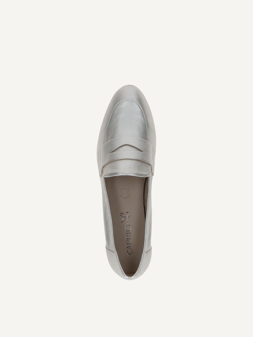 Caprice Slipper - Platinmetall.