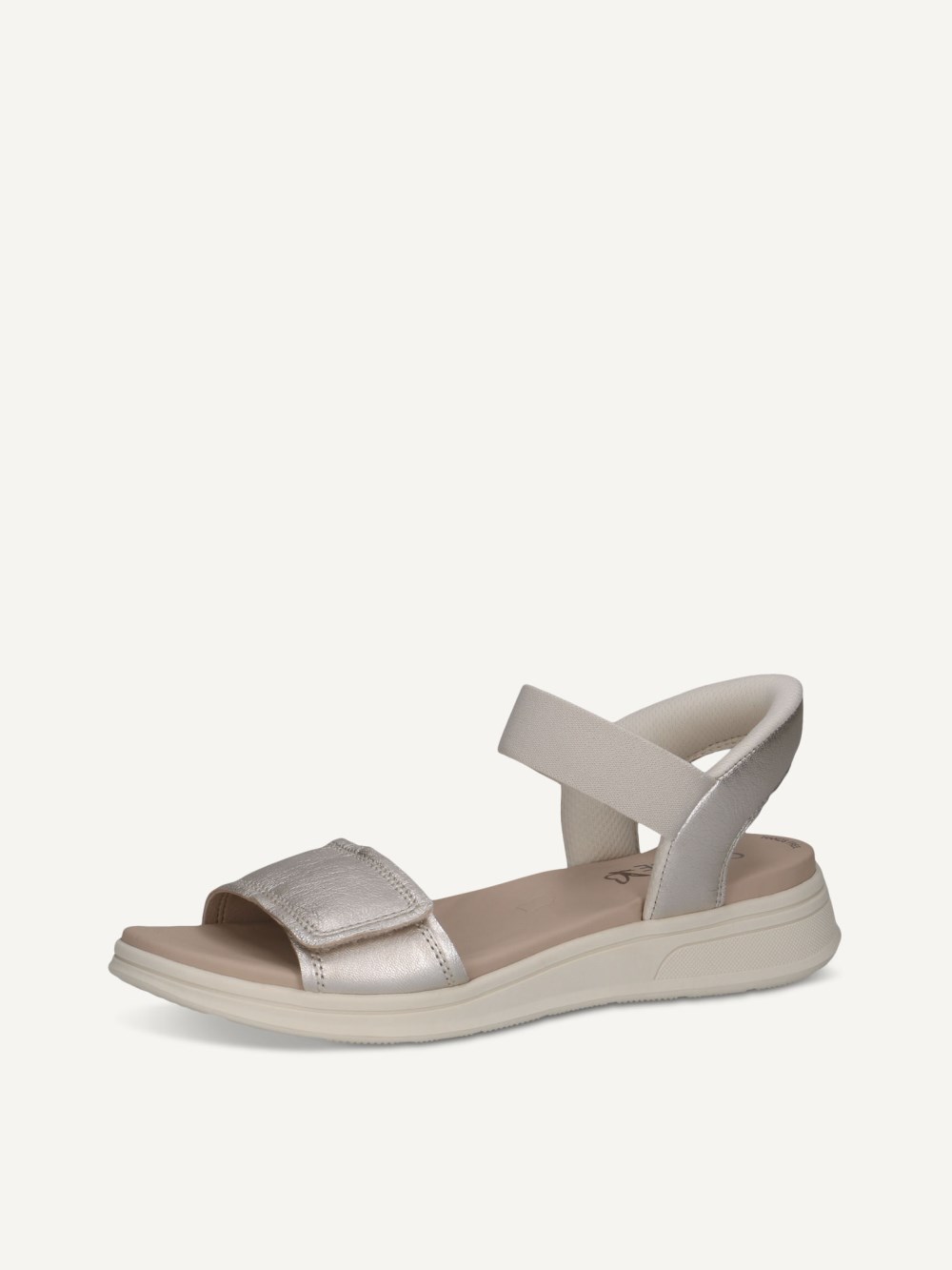 Caprice Sandale - Platin-Metallic