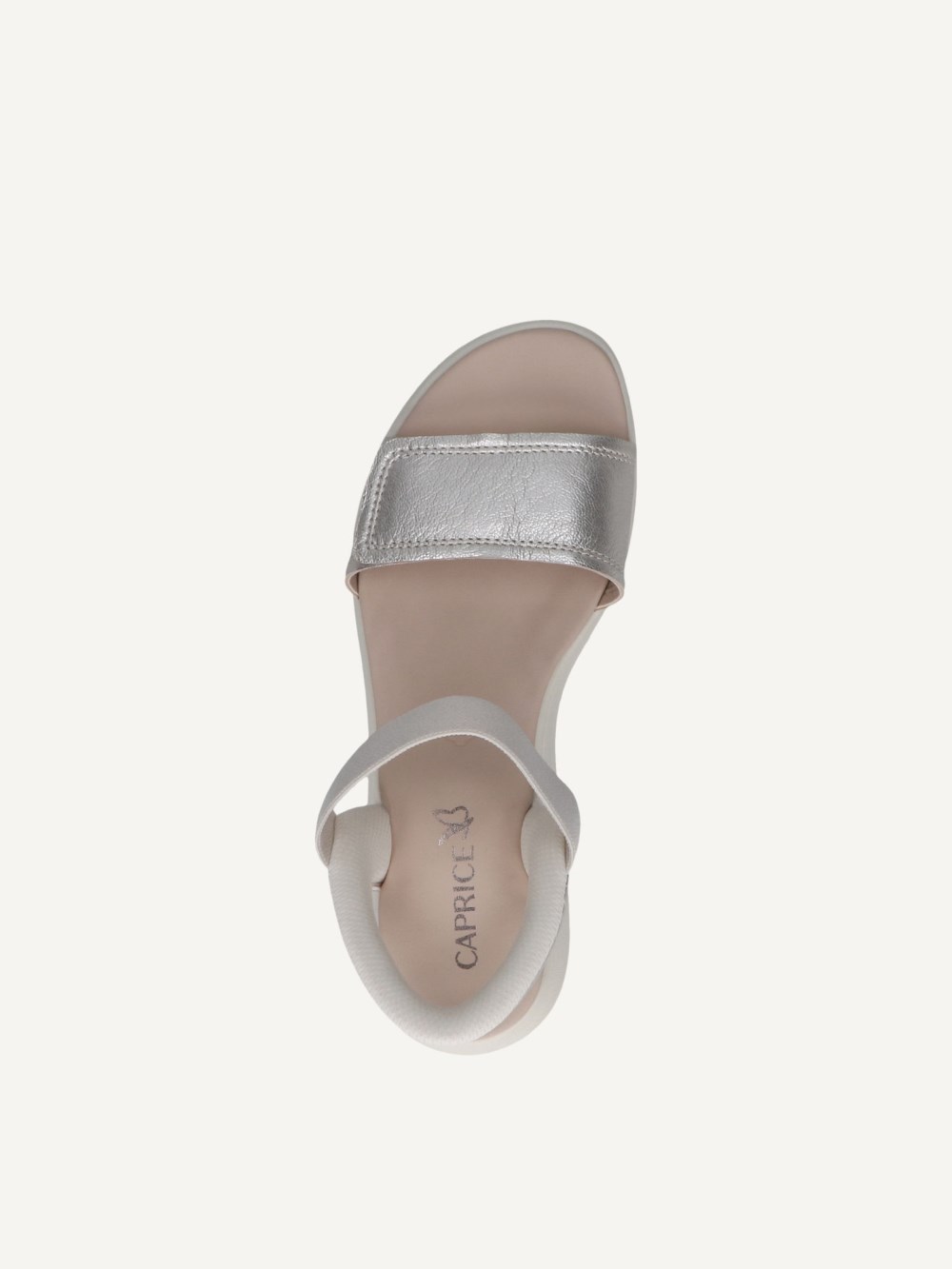 Caprice Sandale - Platin-Metallic