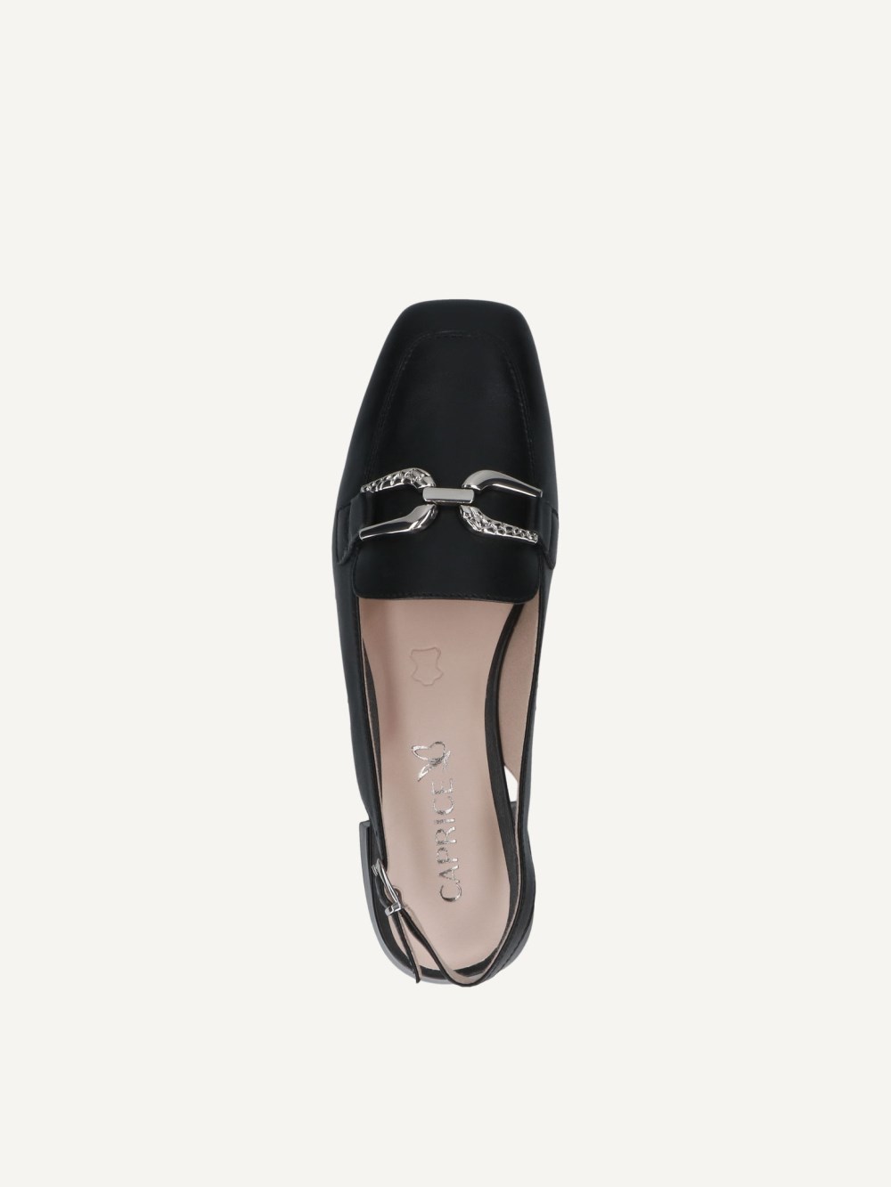 Caprice Slingpumps - Schwarzes Nappa