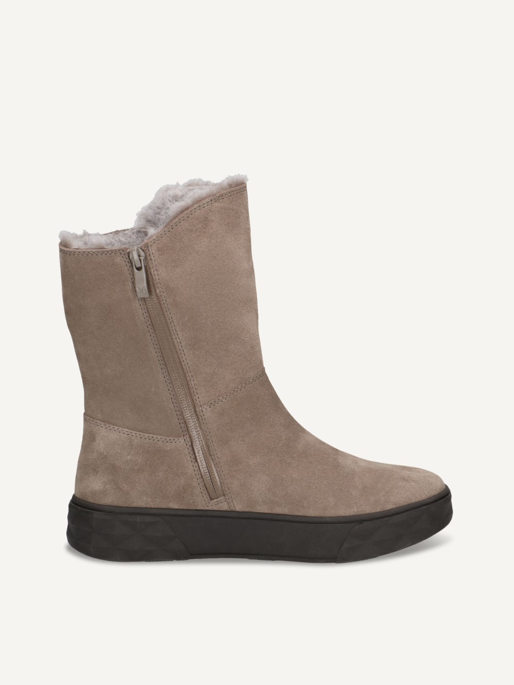 Caprice Stiefelette - Taupefarbenes Wildleder