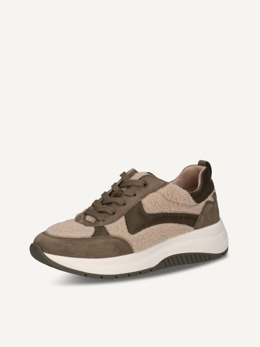 Caprice Sneaker - Khaki/Pelz