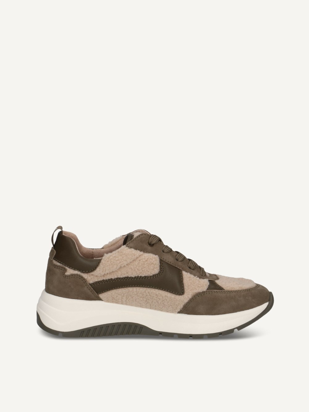 Caprice Sneaker - Khaki/Pelz