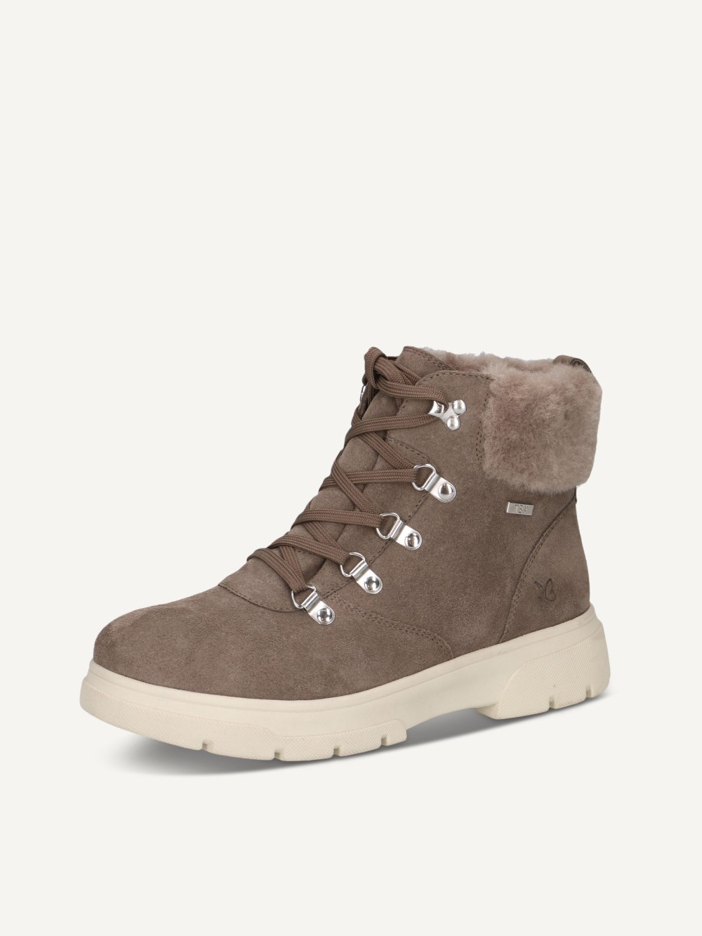 Caprice Stiefelette - Dunkeltaupefarbenes Wildleder