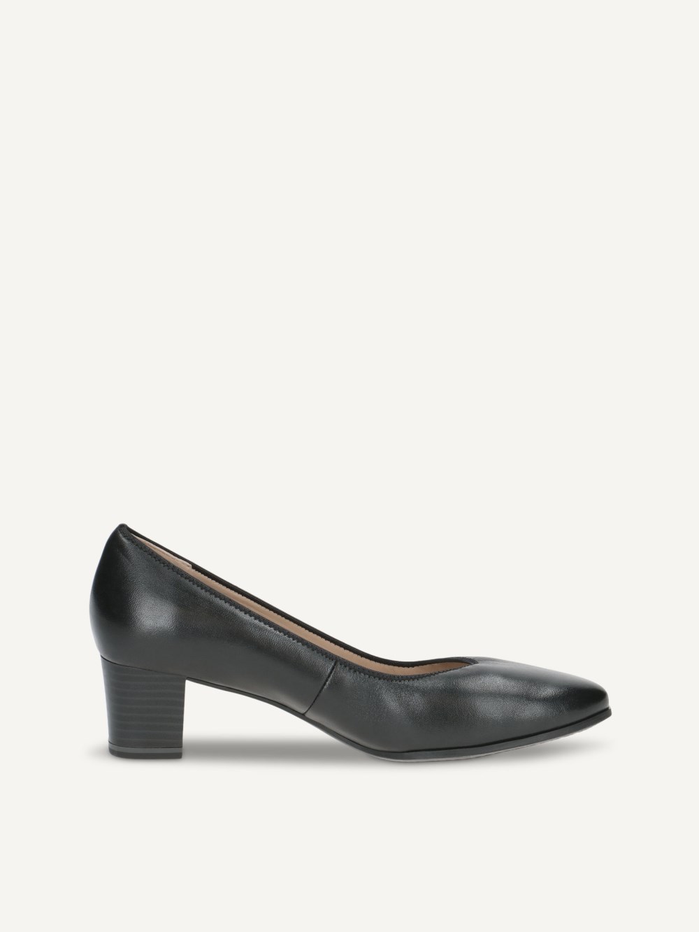 Caprice Pumps - Schwarzes Nappaleder