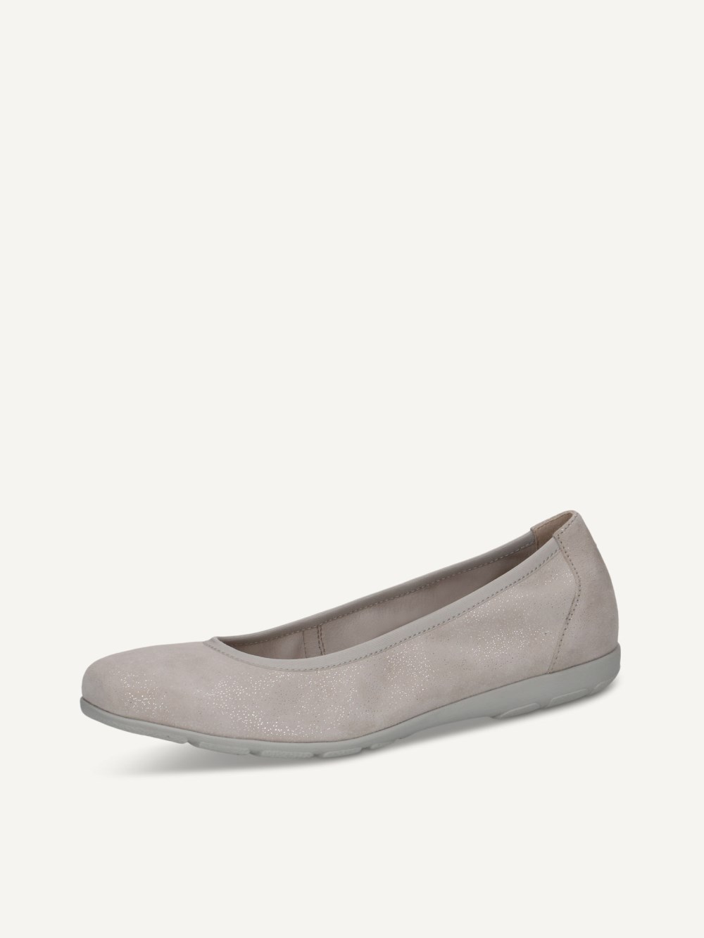 Caprice Ballerina - Hellgrauer Glitzer
