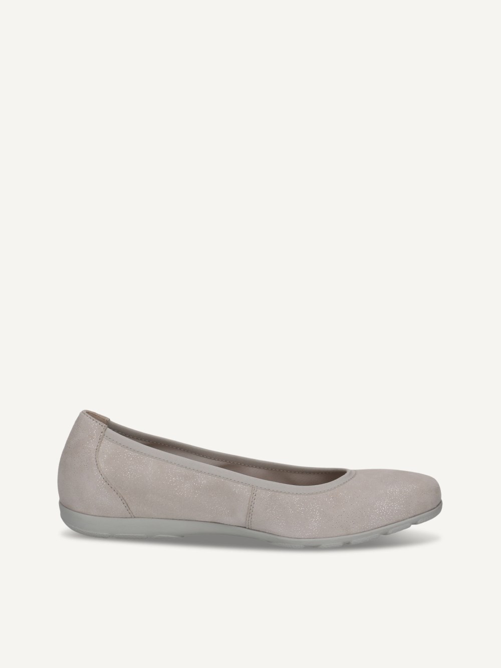 Caprice Ballerina - Hellgrauer Glitzer