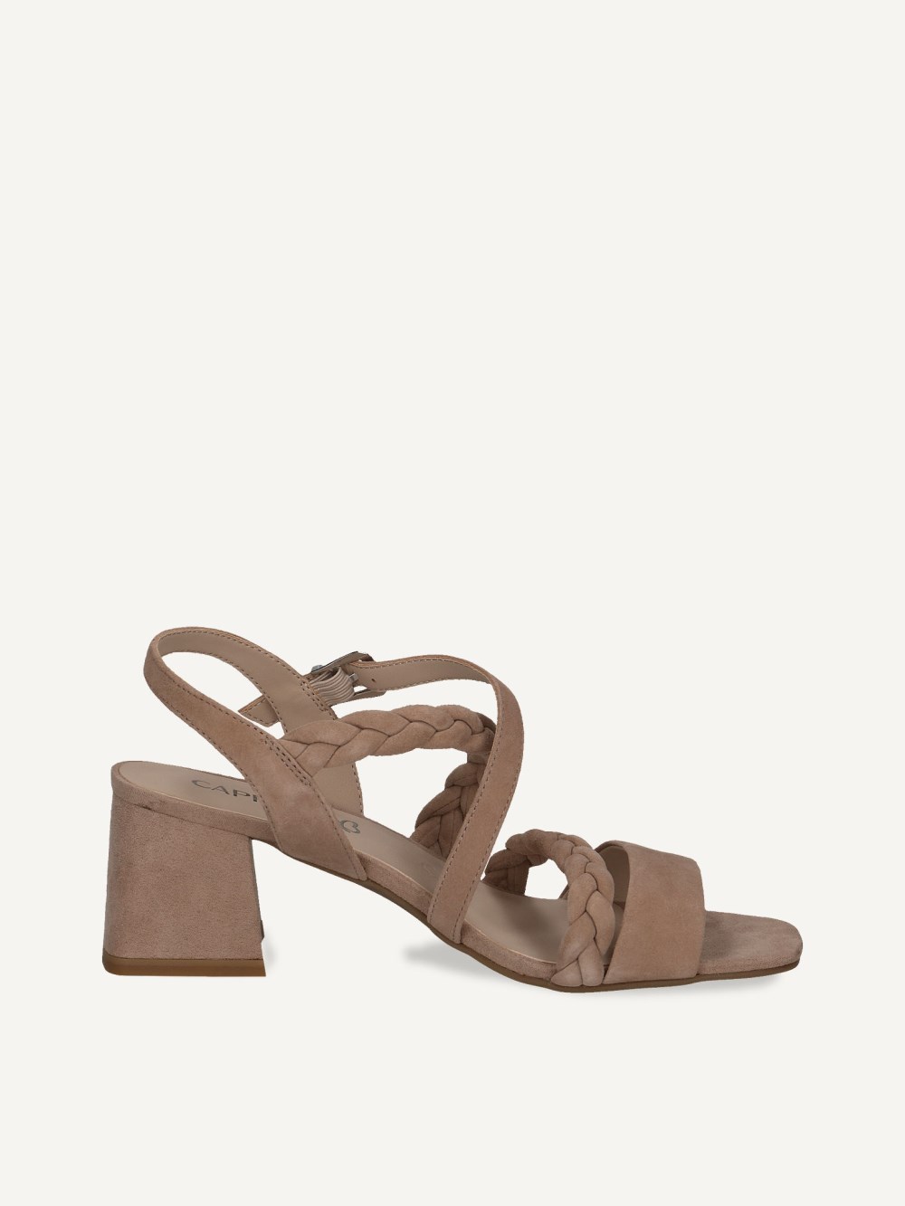 Caprice Sandalette - Rankenfarbenes Wildleder