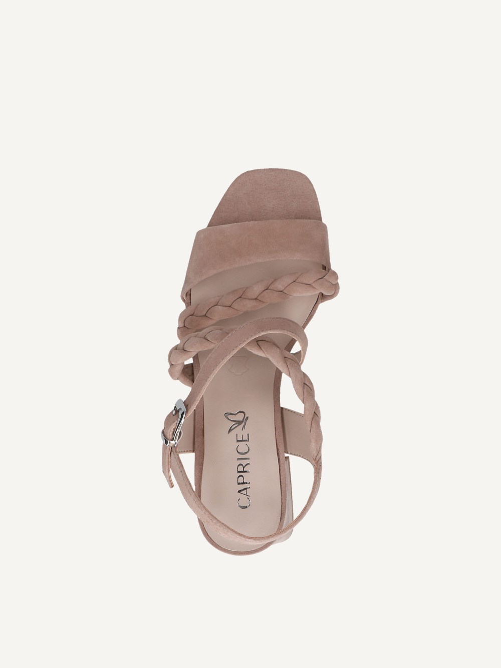 Caprice Sandalette - Rankenfarbenes Wildleder