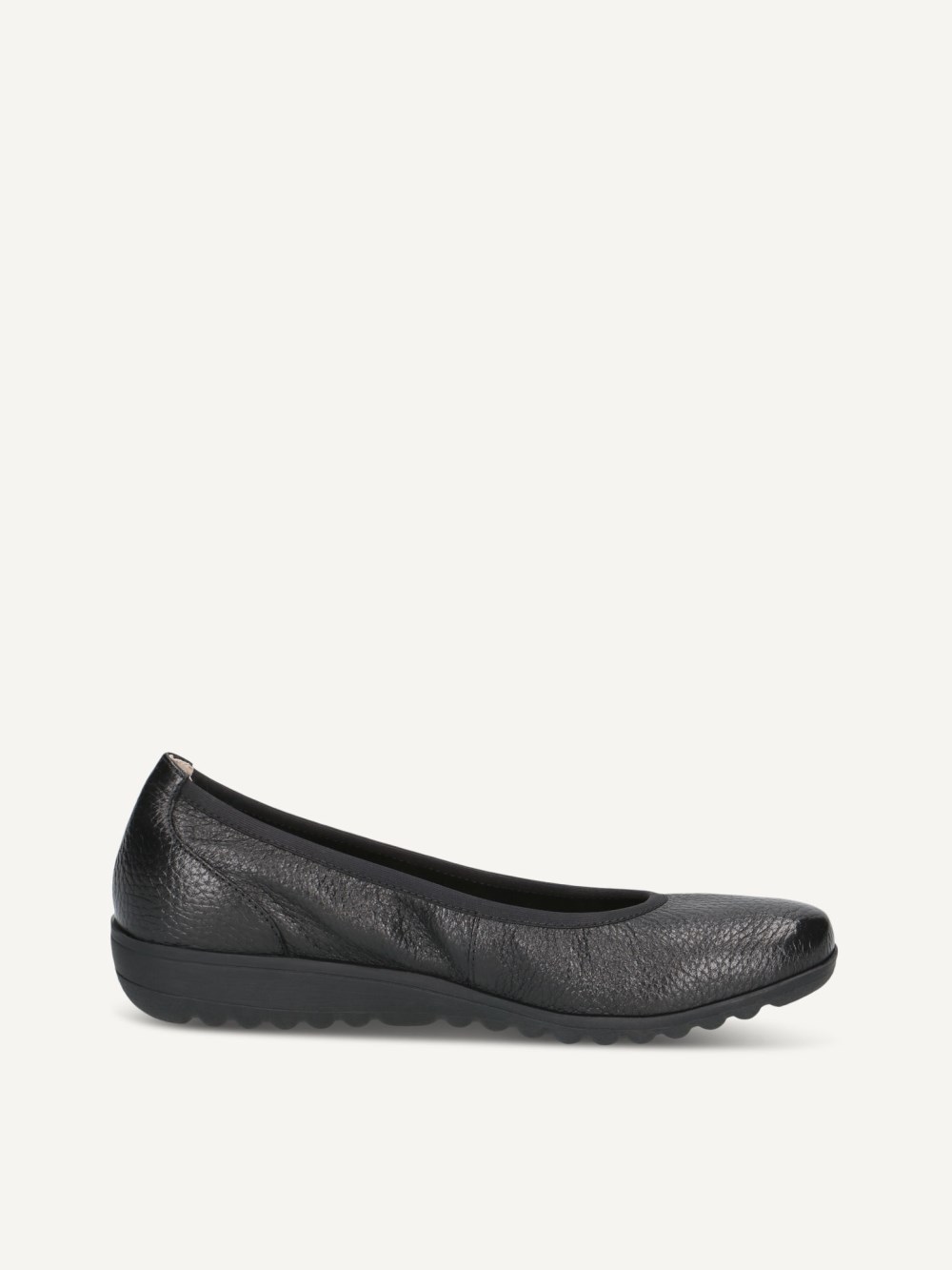 Caprice Ballerina - Schwarzes Hirschleder