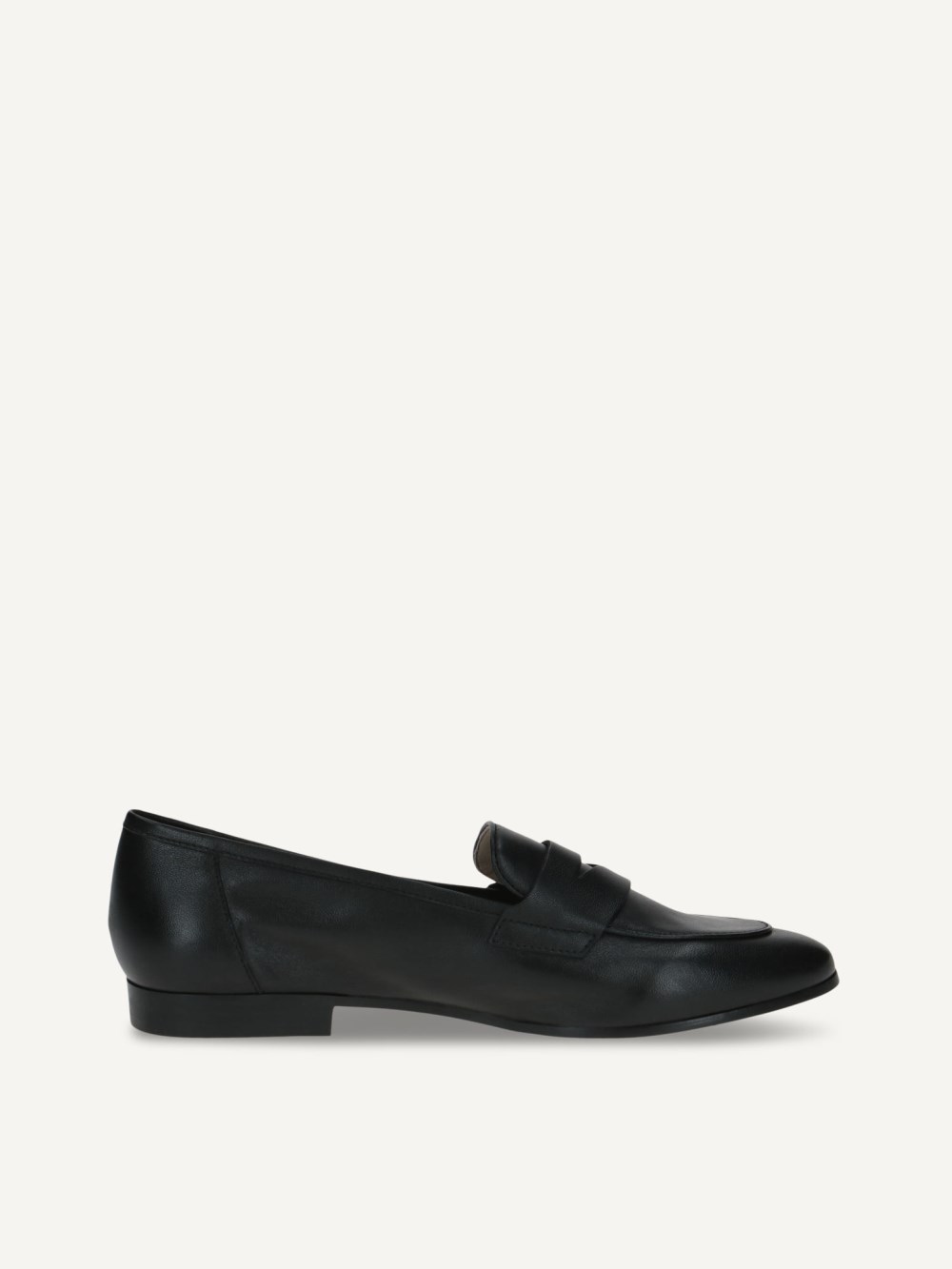 Caprice Slipper - Schwarzes Nappaleder
