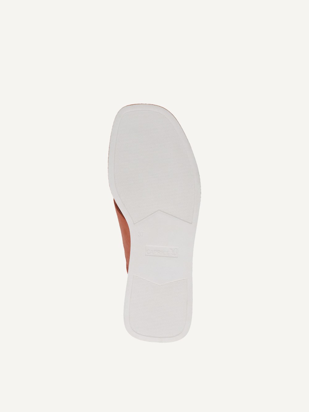 Caprice Sandale - Orangefarbenes Wildleder