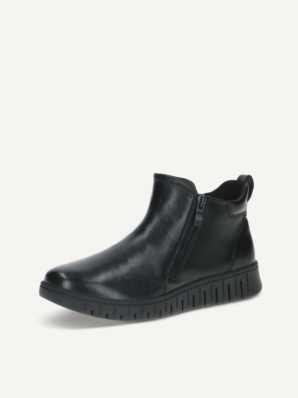 Caprice Halbschuh - Schwarzes Nappaleder