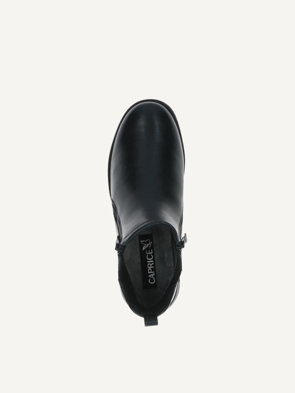 Caprice Halbschuh - Schwarzes Nappaleder