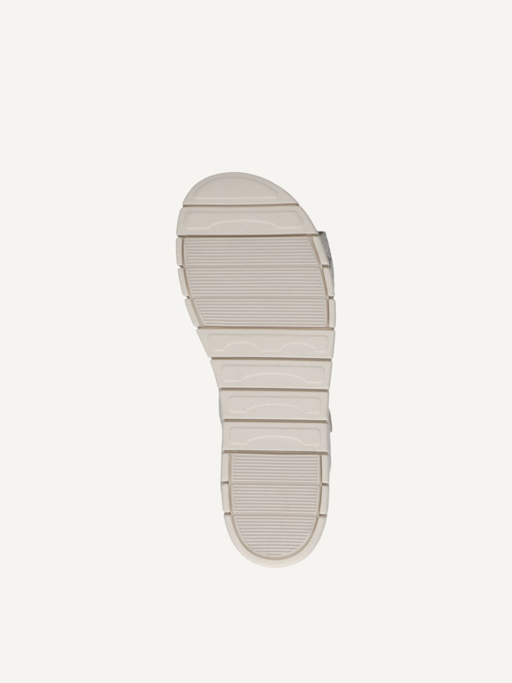 Caprice Sandale - Offwhite/Silber.