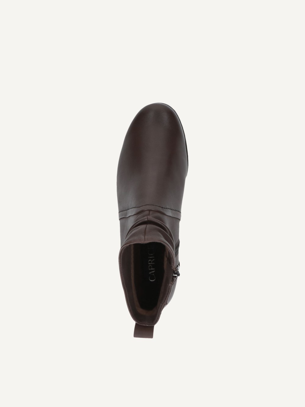 Caprice Stiefelette - Dunkelbraunes Nappaleder