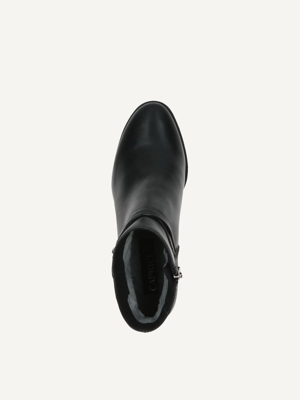 Caprice Stiefelette - Schwarzes Nappaleder