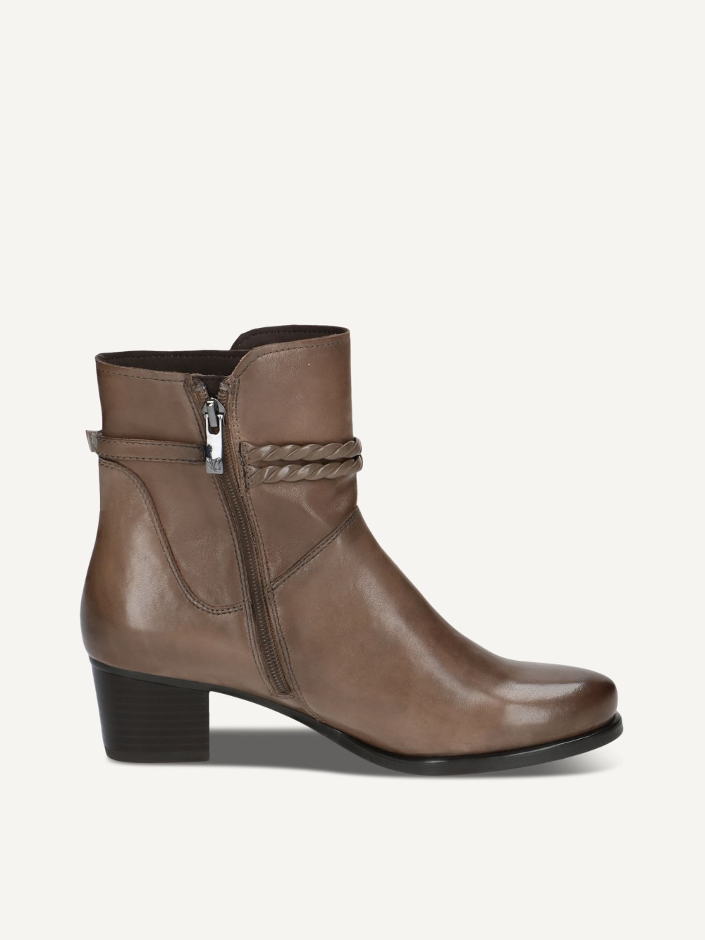 Caprice Stiefelette - Taupe-Nappaleder