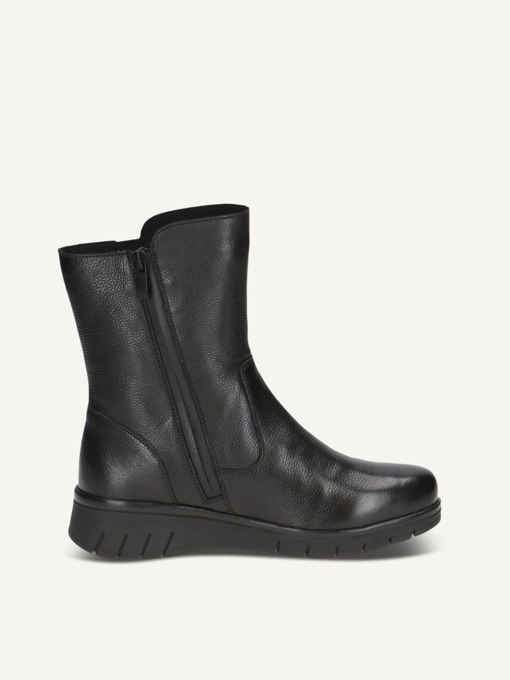 Caprice Stiefelette - Schwarzes Nappaleder