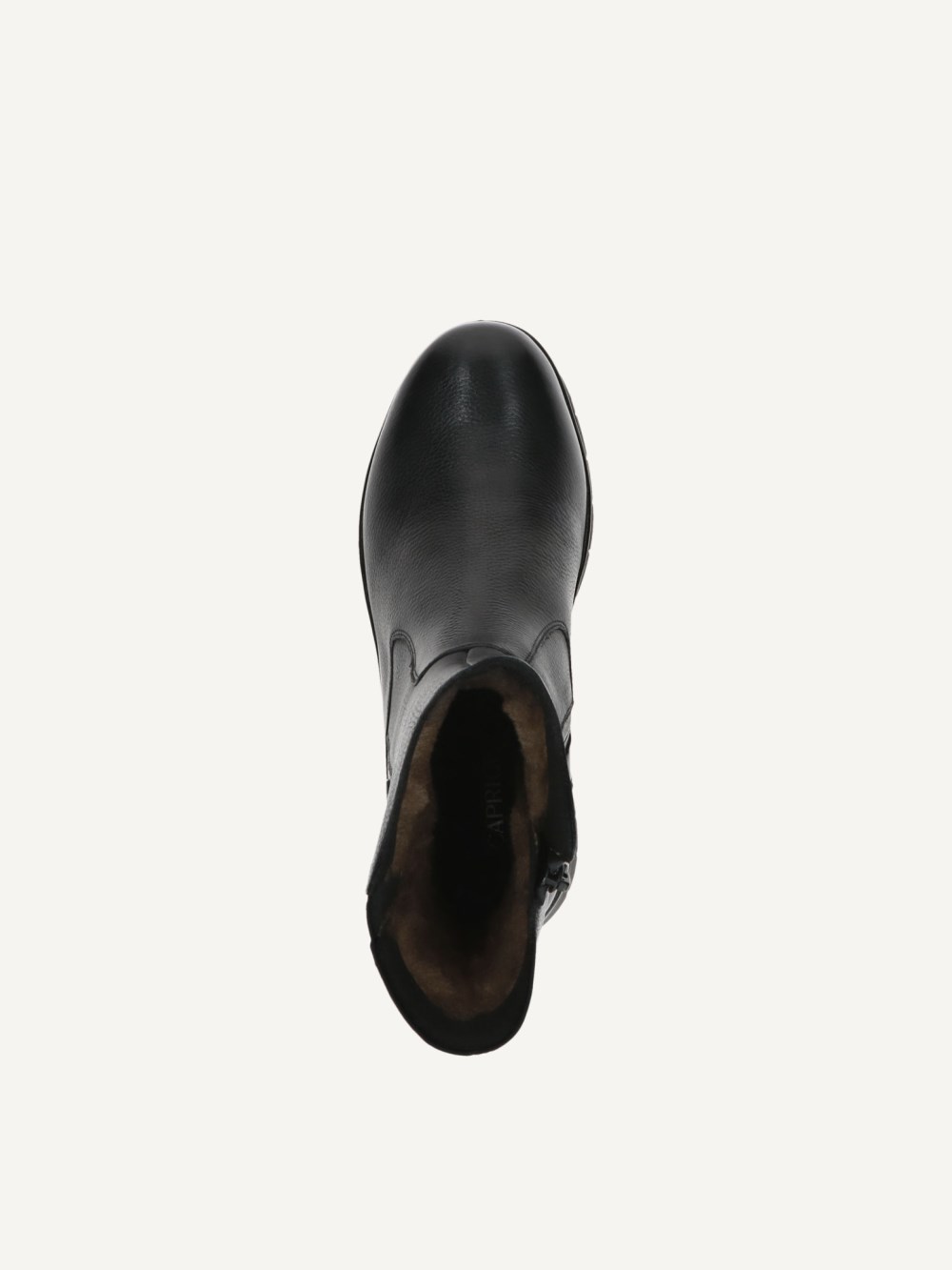 Caprice Stiefelette - Schwarzes Nappaleder
