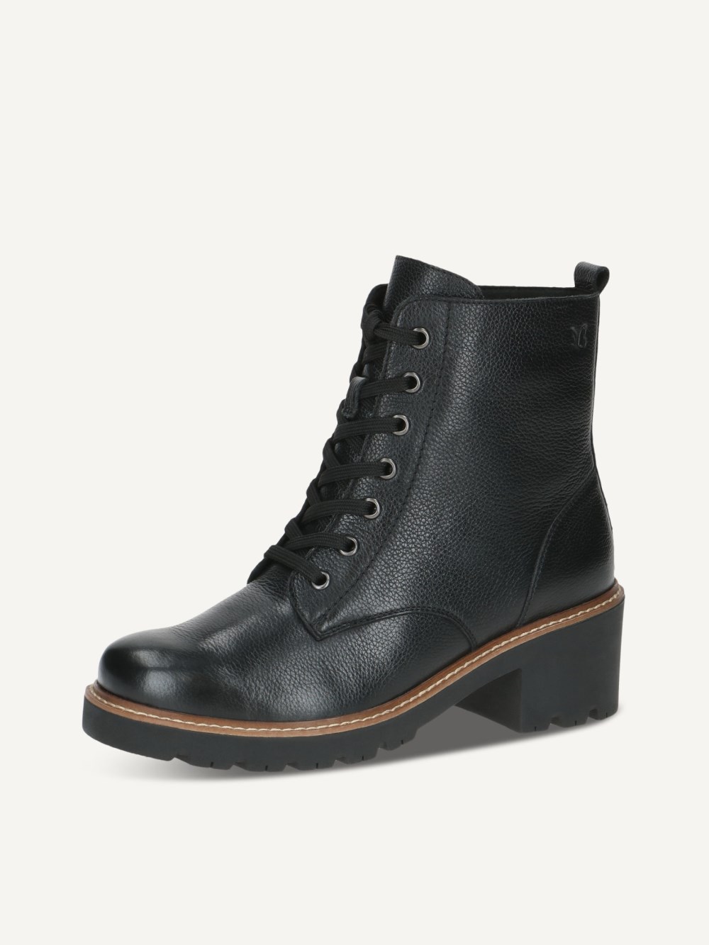 Caprice Stiefelette - Schwarzes Nappa