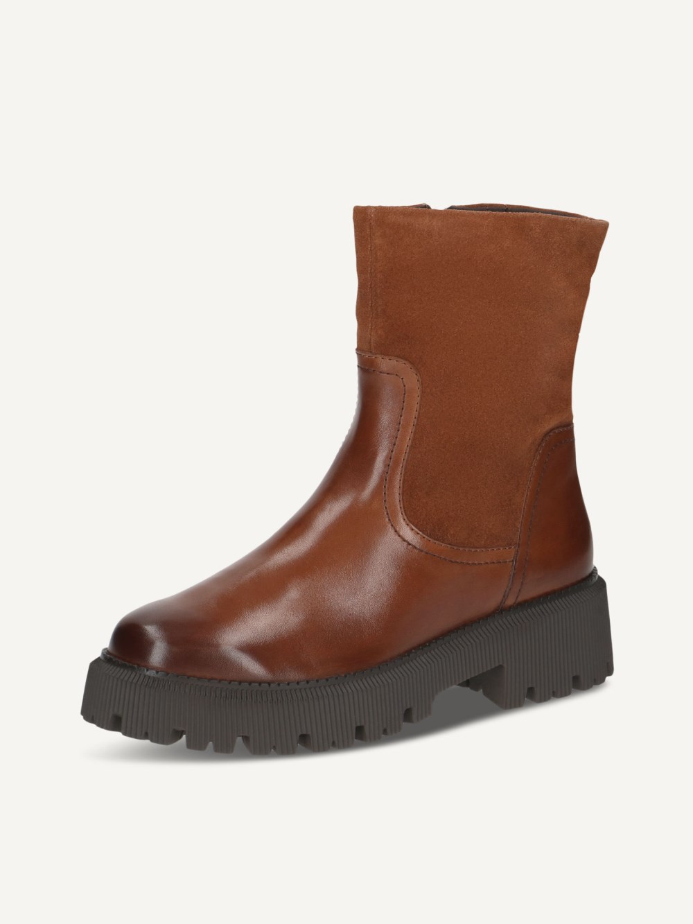 Caprice Stiefelette - Cognacfarbener Kamm