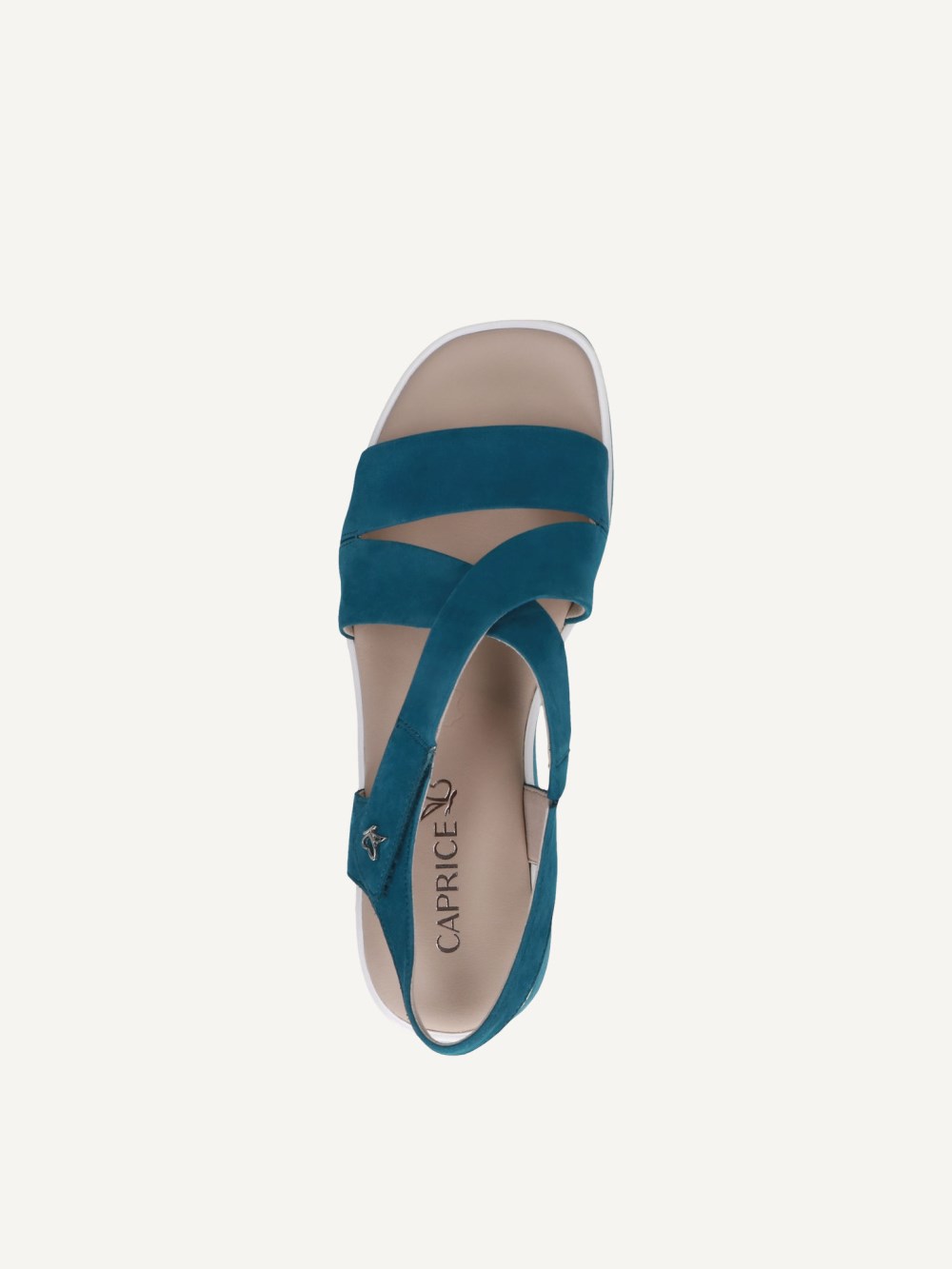 Caprice Sandale - Blaues Nubukleder