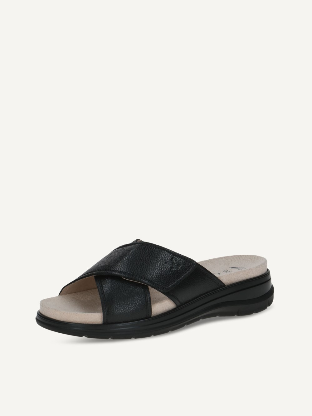 Caprice Slipper - Schwarzes Nappa