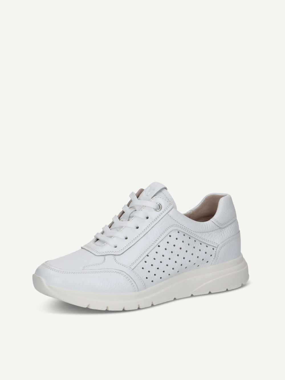 Caprice Sneaker - Weißes Rehleder