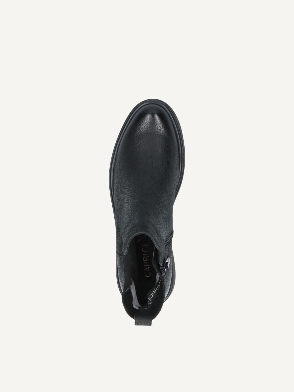 Caprice Chelsea Boot - Schwarzes Nubukleder