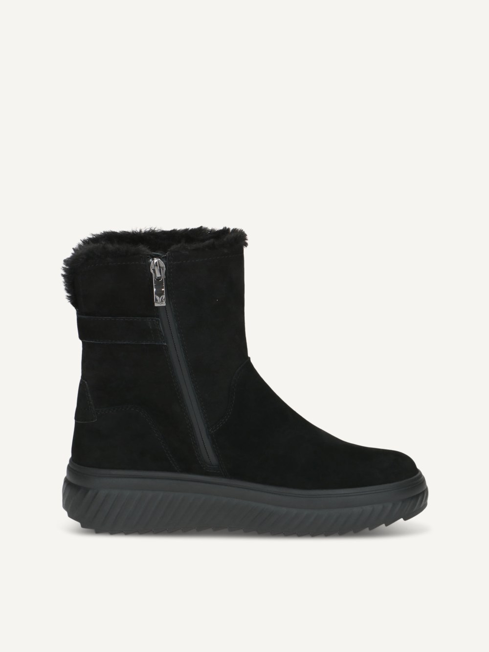 Caprice Stiefelette - Schwarzes Wildleder