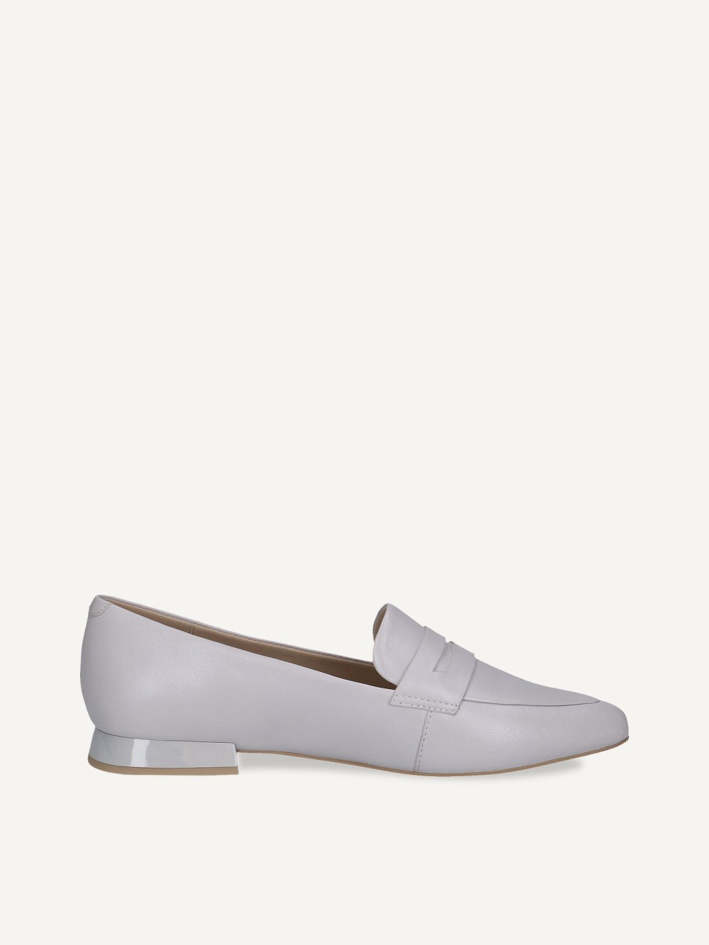 Caprice Slipper - Hellblaues Perlmuttleder