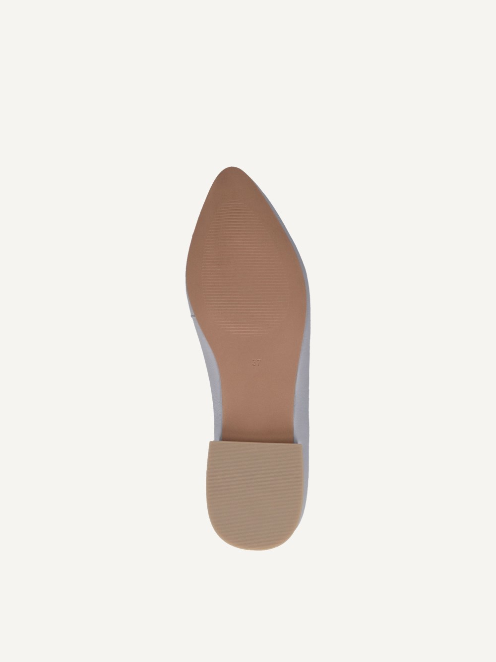 Caprice Slipper - Hellblaues Perlmuttleder