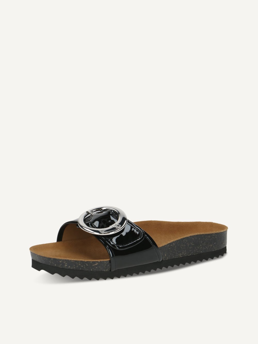 Caprice Pantolette - Schwarzes Lackleder