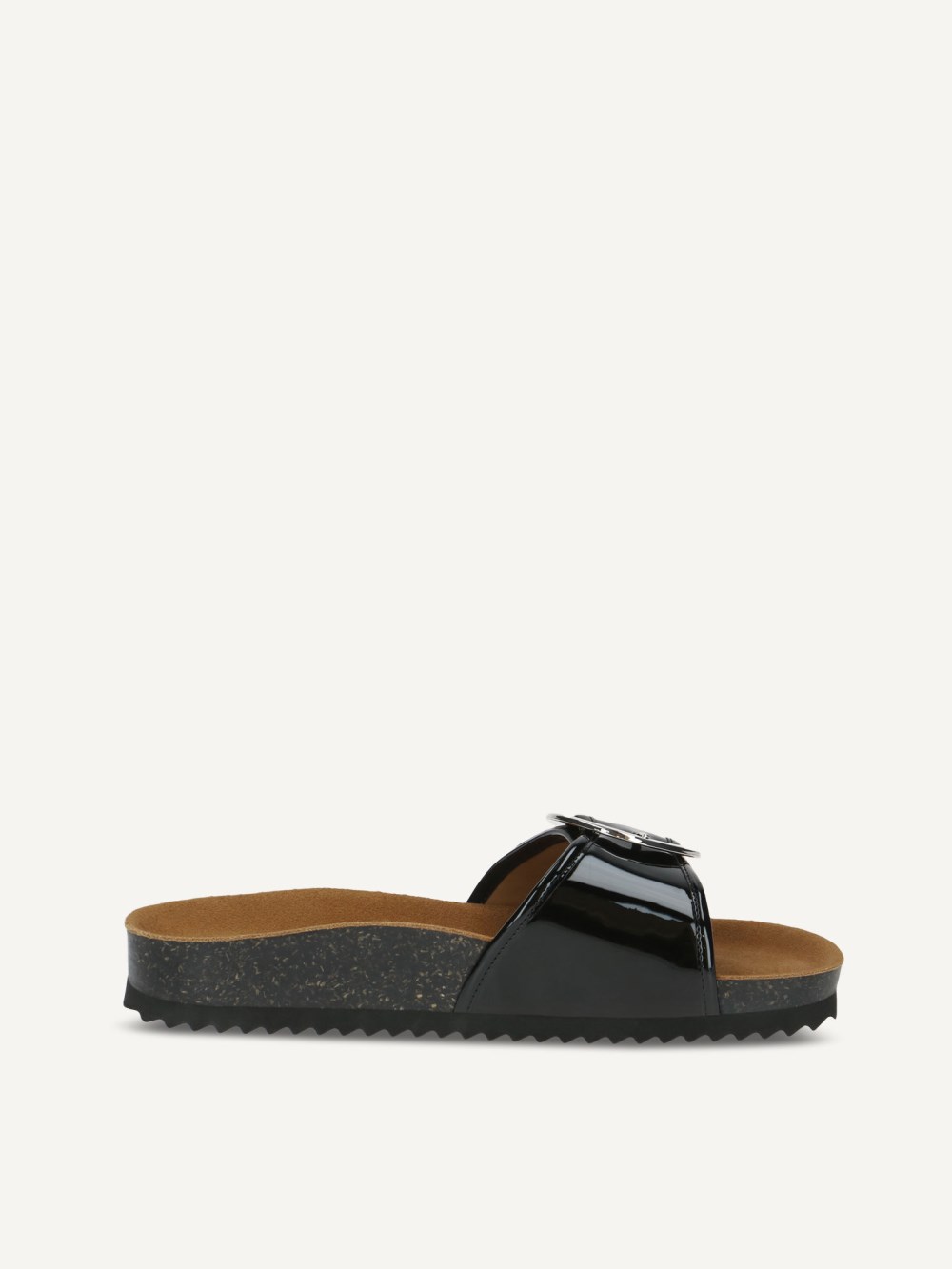 Caprice Pantolette - Schwarzes Lackleder