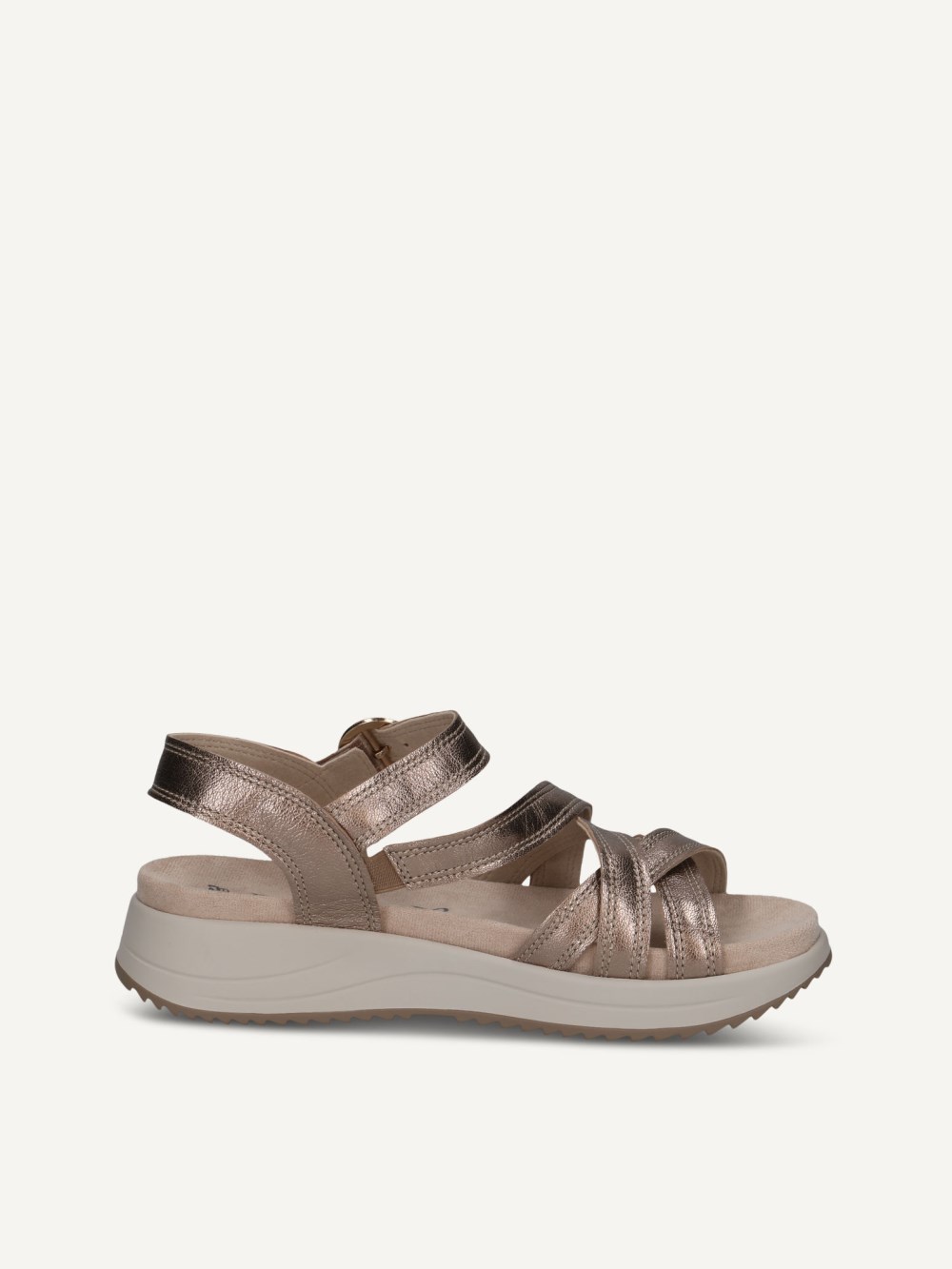 Caprice Sandale - Taupe-Metallic