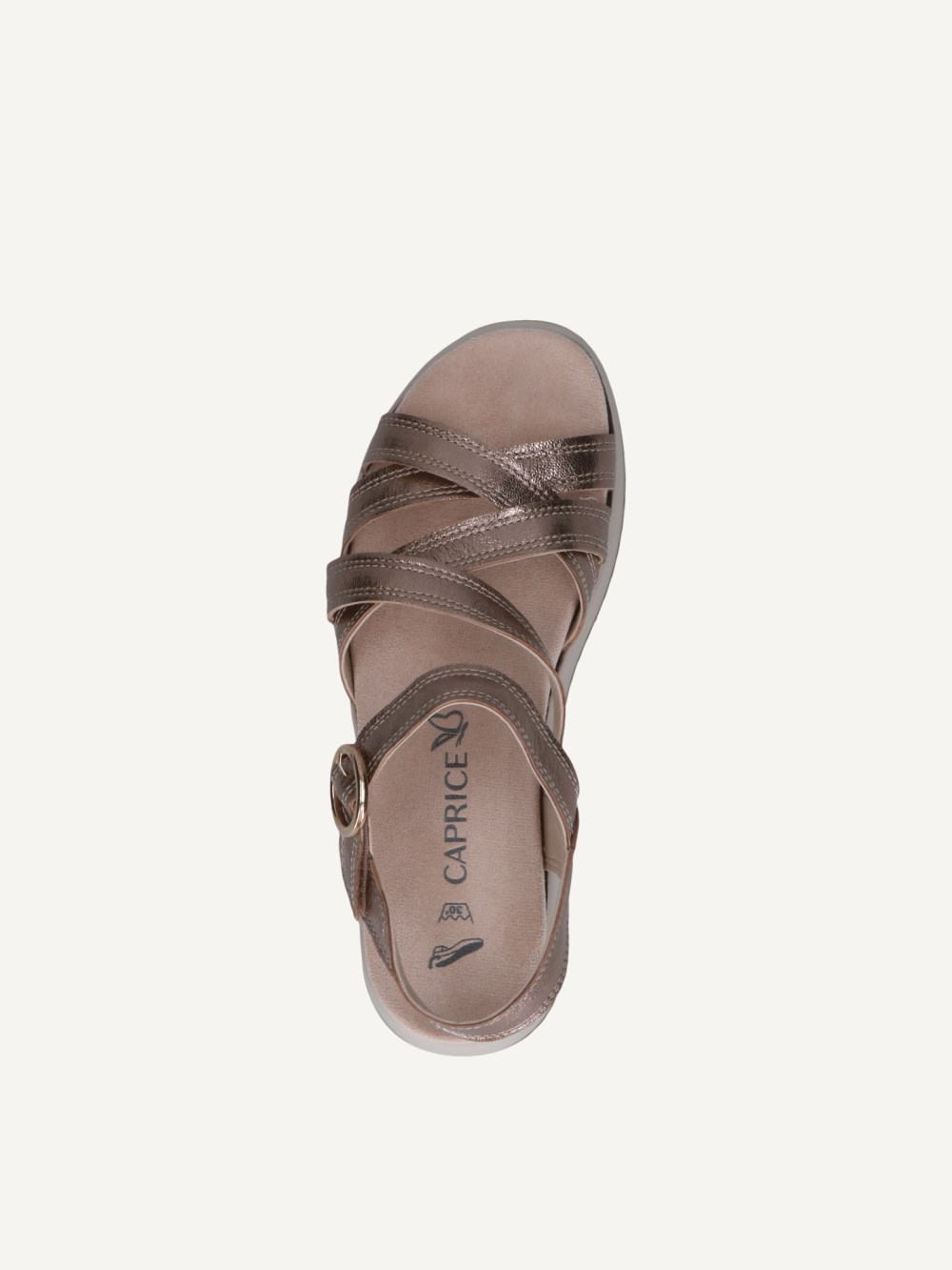 Caprice Sandale - Taupe-Metallic