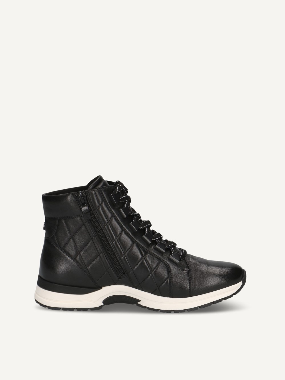Caprice Stiefelette - Schwarzes Nappaleder