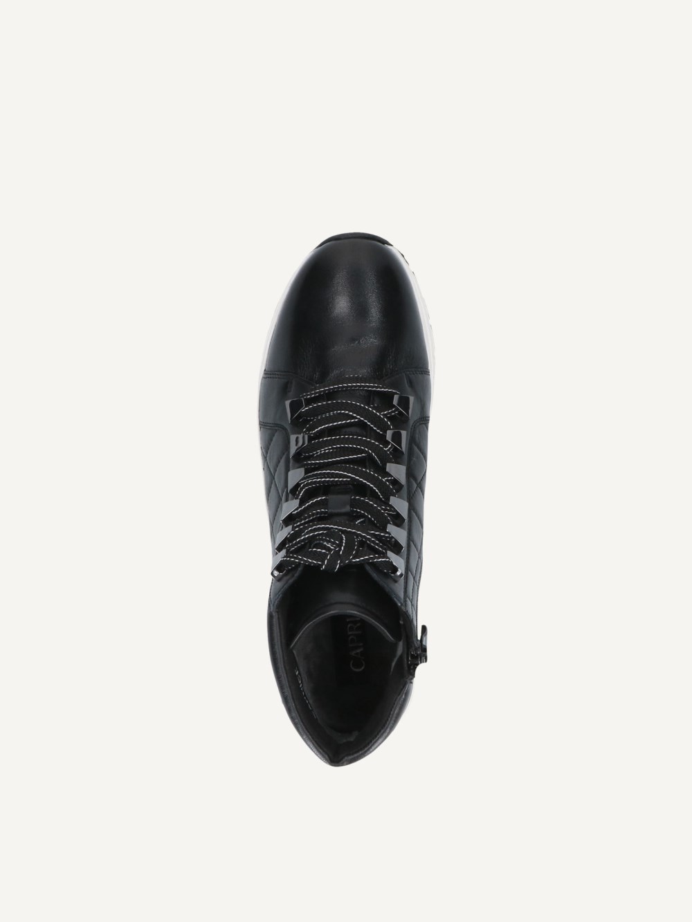 Caprice Stiefelette - Schwarzes Nappaleder