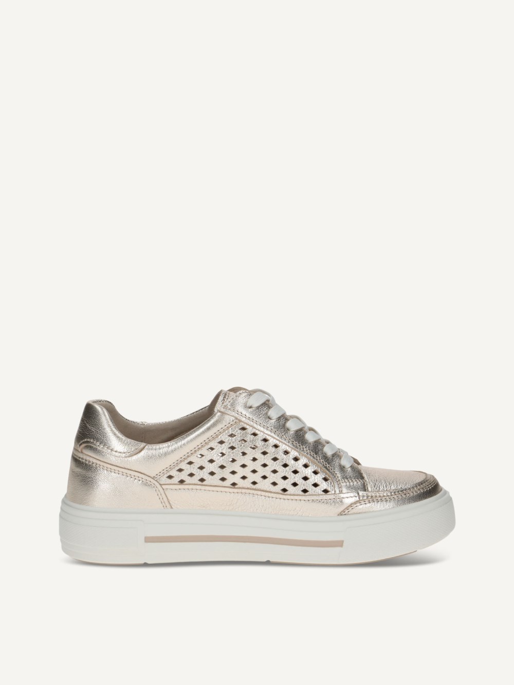 Caprice Sneaker - Platinmetall.