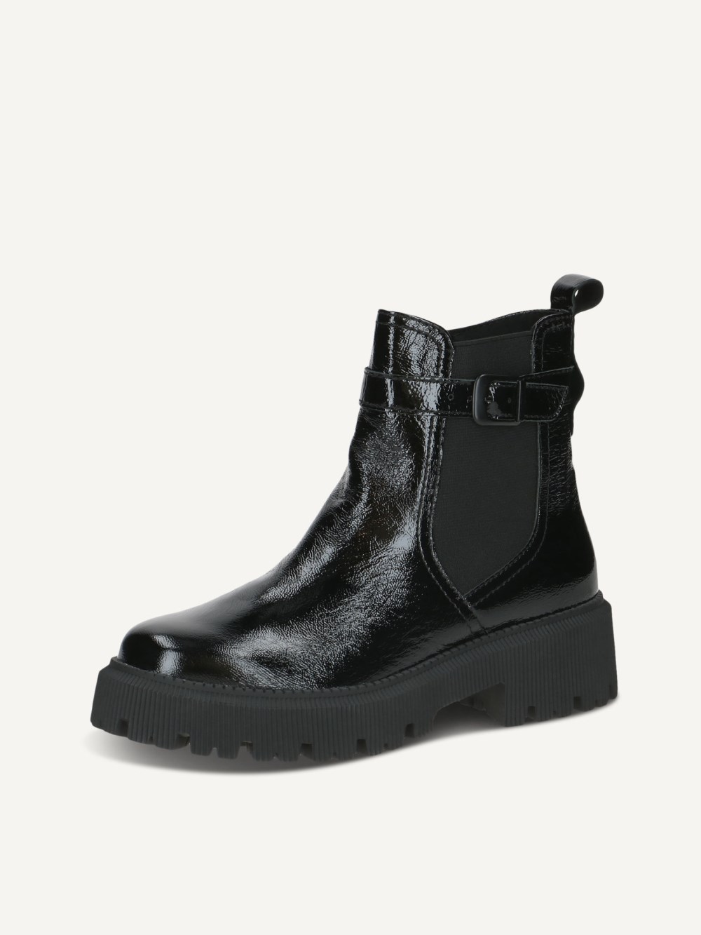 Caprice Stiefelette - Schwarzes Nappaleder
