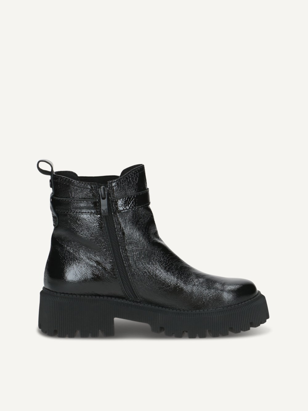 Caprice Stiefelette - Schwarzes Nappaleder