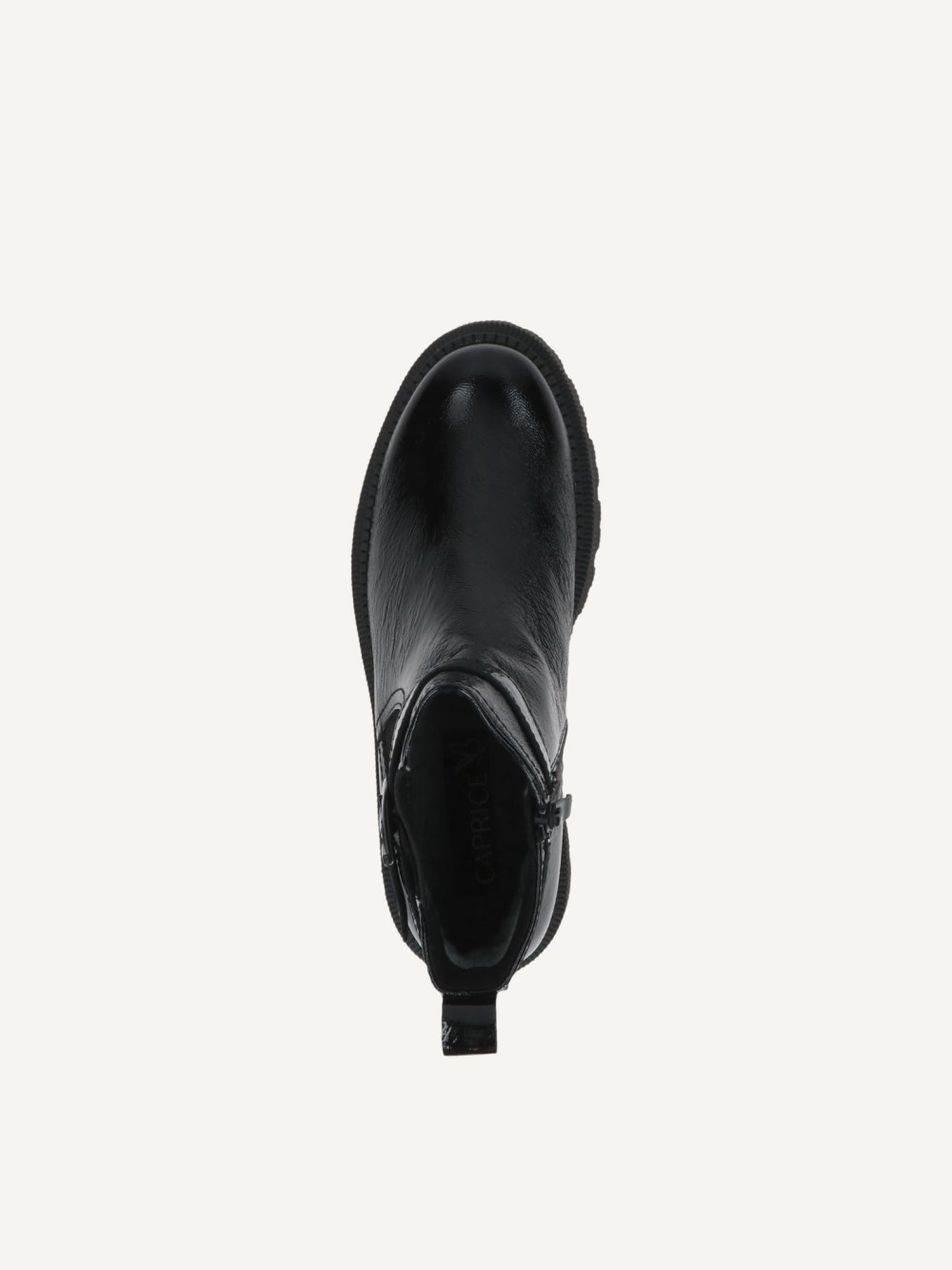 Caprice Stiefelette - Schwarzes Nappaleder
